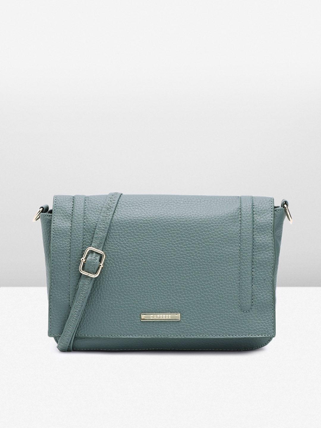 

Caprese Animal Textured Structured Sling Bag, Grey