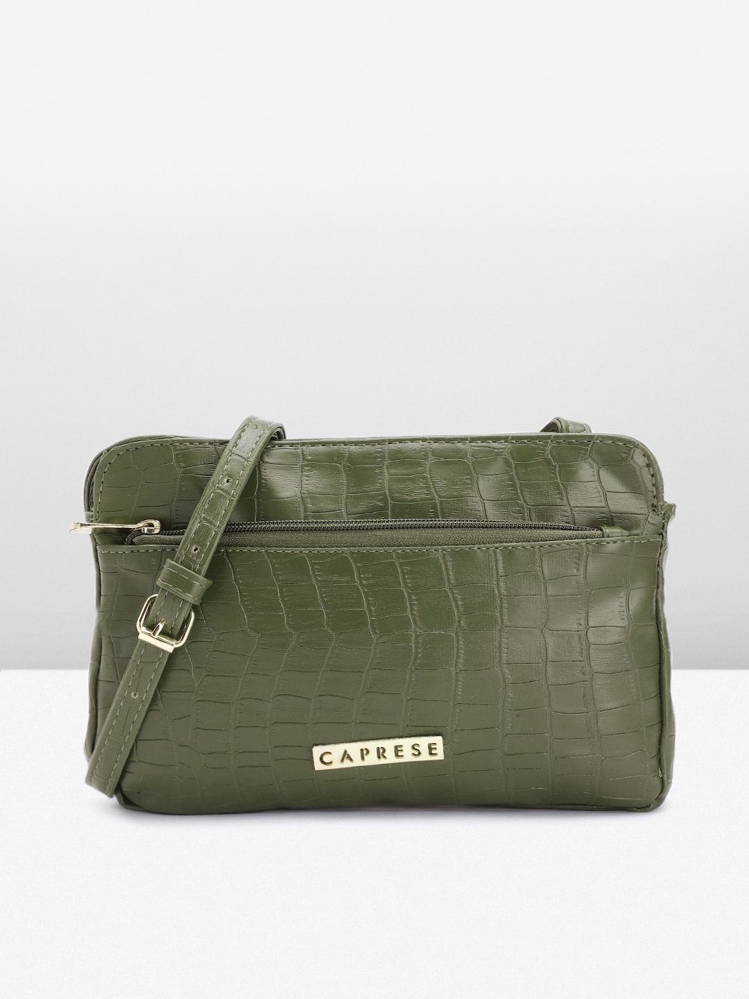 

Caprese Textured Sling Bag, Olive