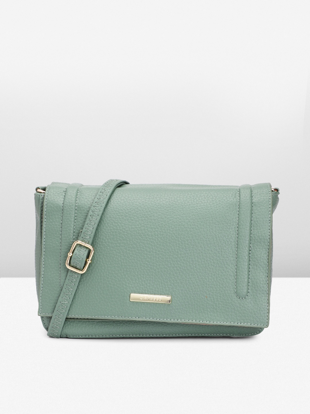 

Caprese Women Solid Sling Bag, Green