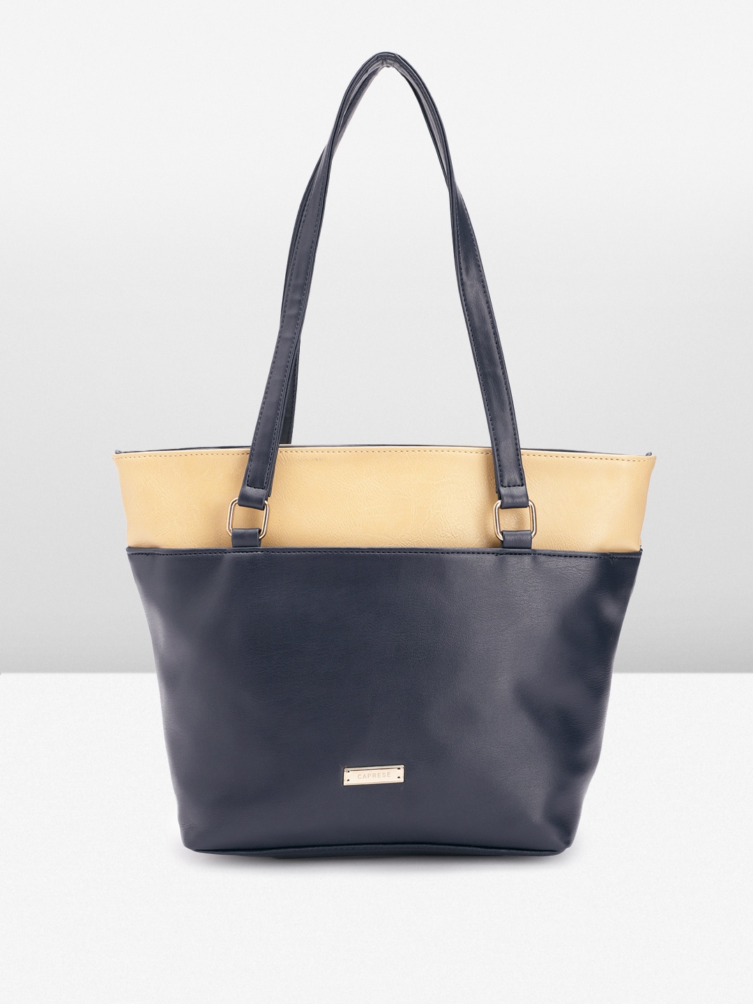 

Caprese Structured Shoulder Bag, Navy blue