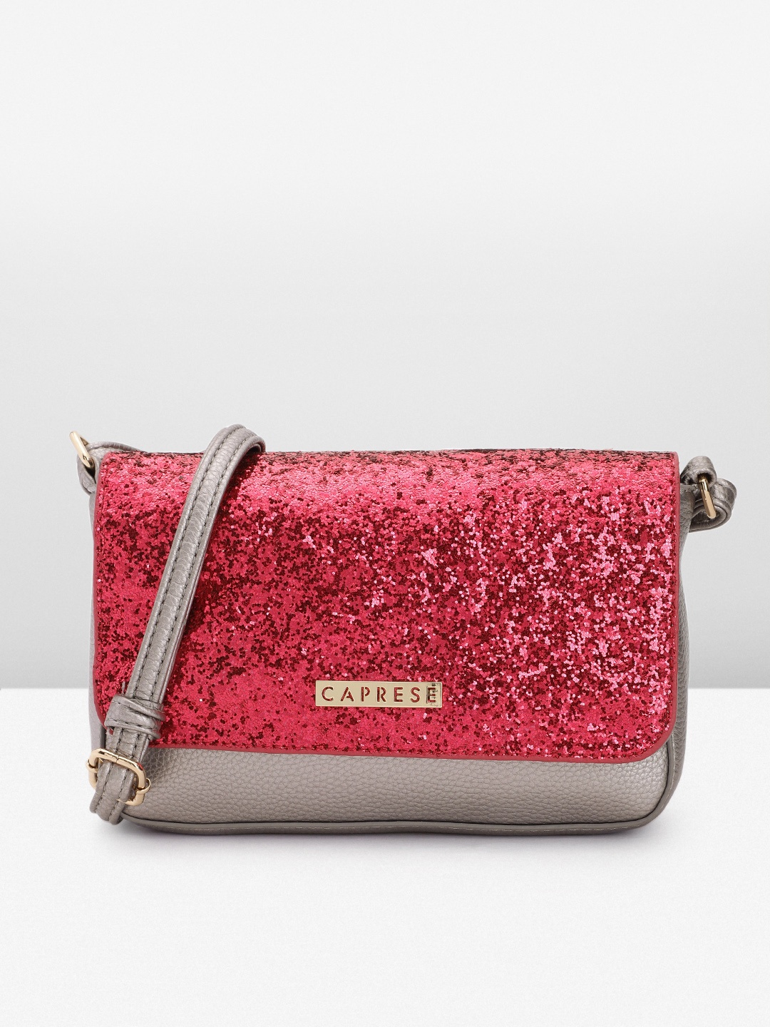 

Caprese Women Embellished Sling Bag, Pink