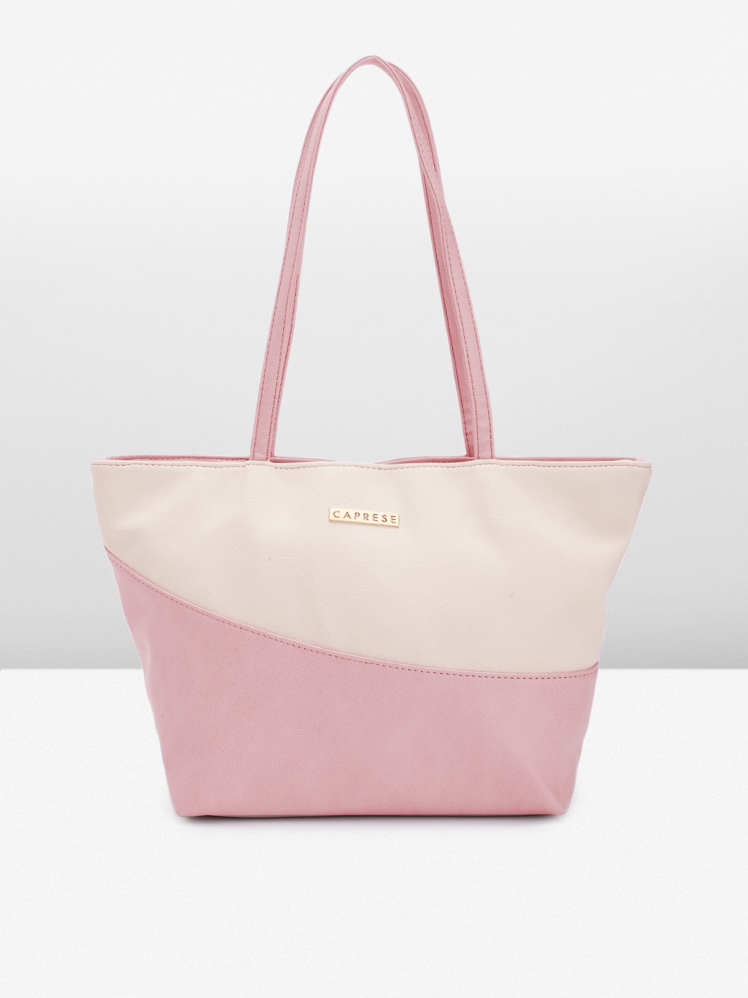 

Caprese Women Colourblocked Shoulder Bag, Pink