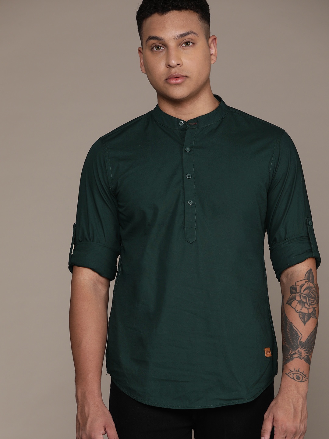 

The Roadster Lifestyle Co. Pure Cotton Shirt, Green