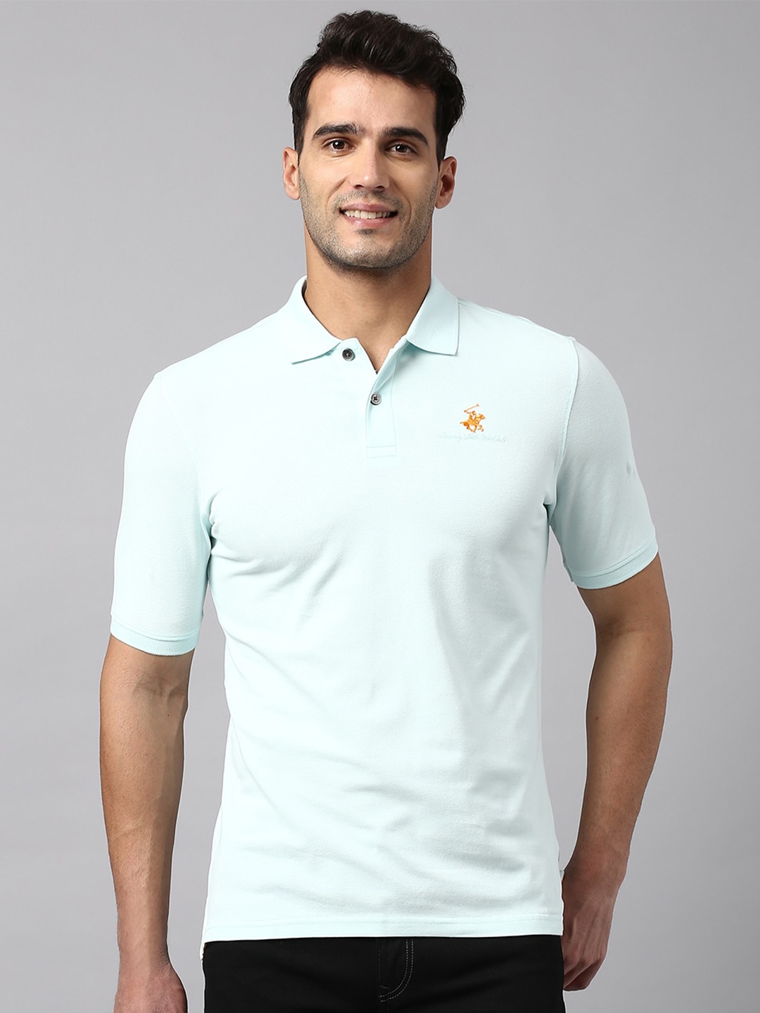 

Beverly Hills Polo Club Polo Collar T-shirt, Green