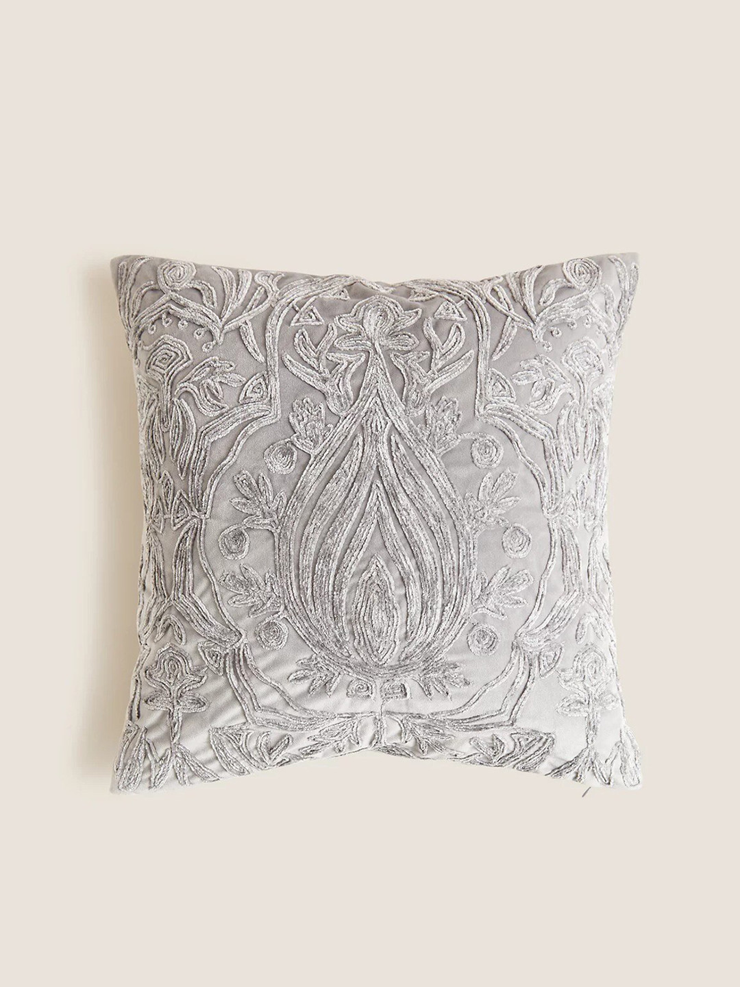 

Marks & Spencer Grey Embroidered Floor Cushion