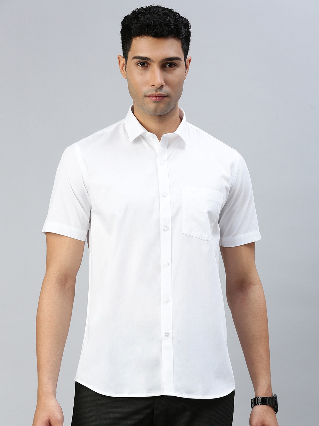 

Ramraj Cotton Formal Shirt, White