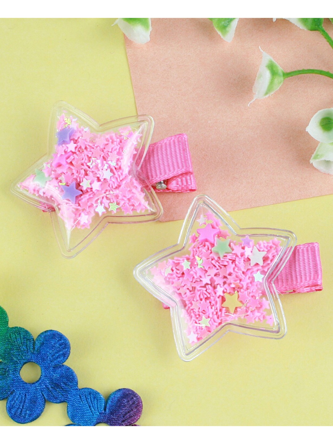 

Asthetika Kids Girls Set of 2 Alligator Hair Clip, Pink