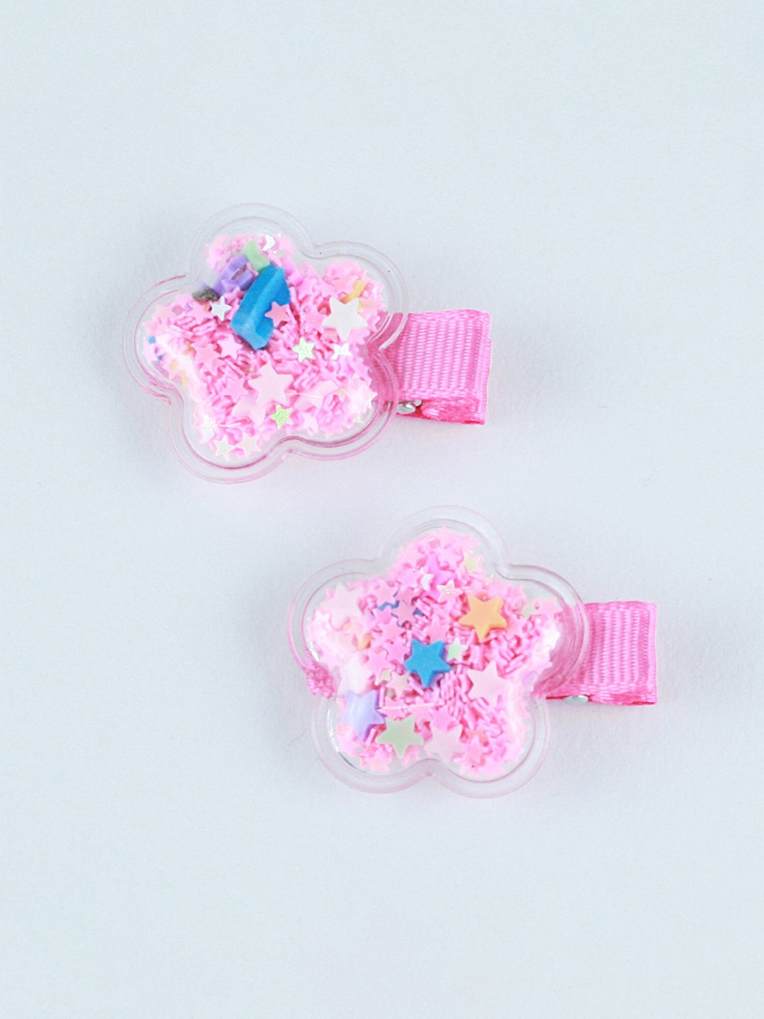 

Asthetika Kids Girls Set of 2 Alligator Hair Clip, Pink