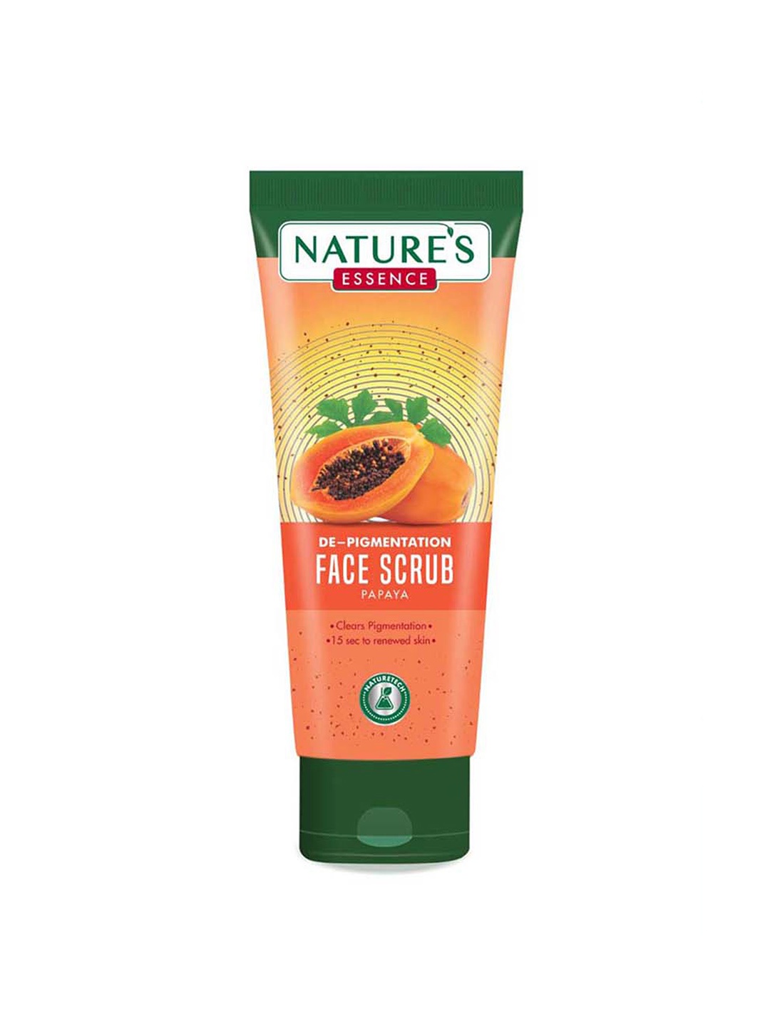 

Natures Essence De-Pigmentation Papaya Face Scrub with Skin Brightening Formula - 50g, Orange