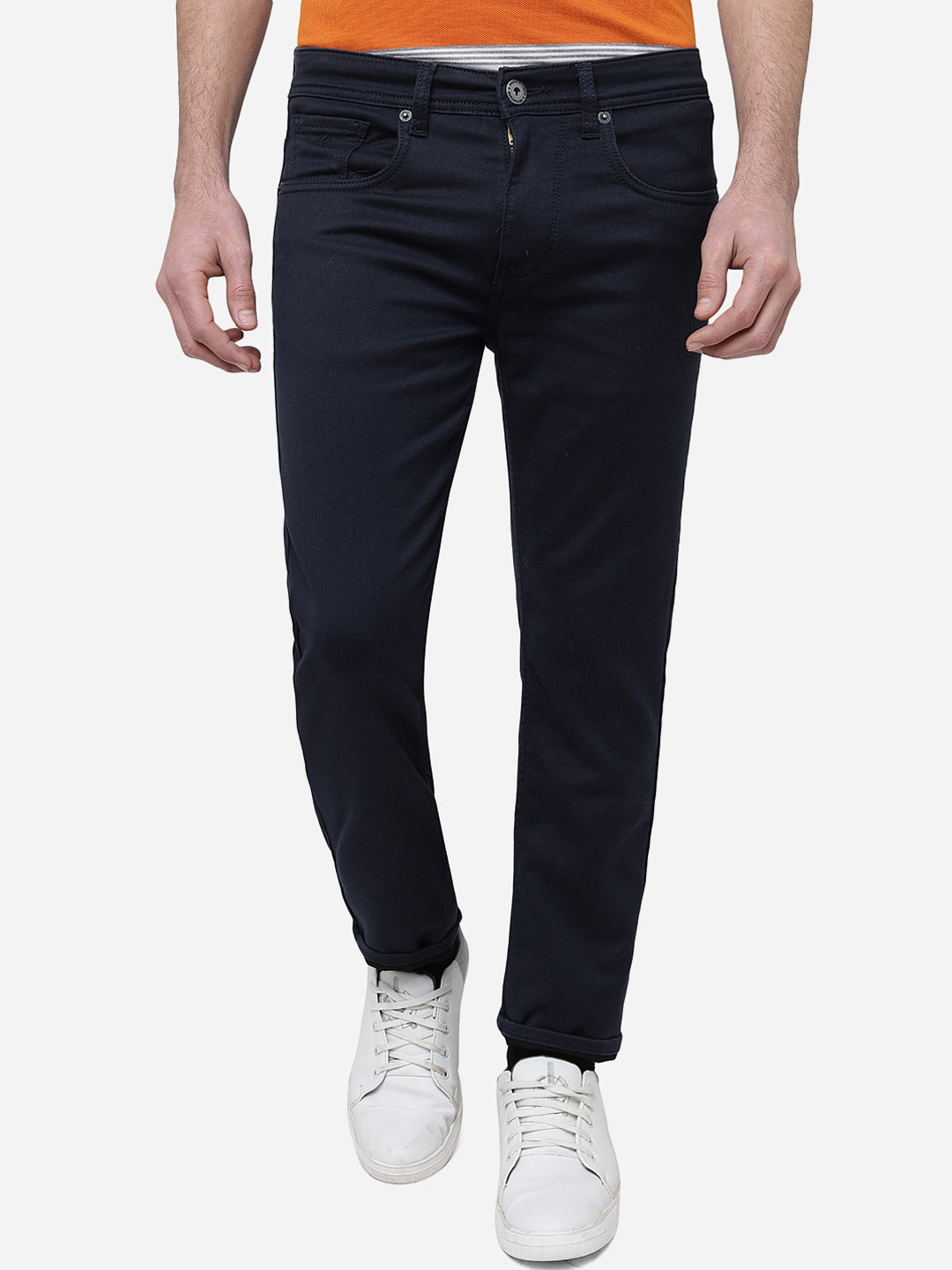 

Greenfibre Mid-Rise Slim Fit Cotton Jeans, Blue