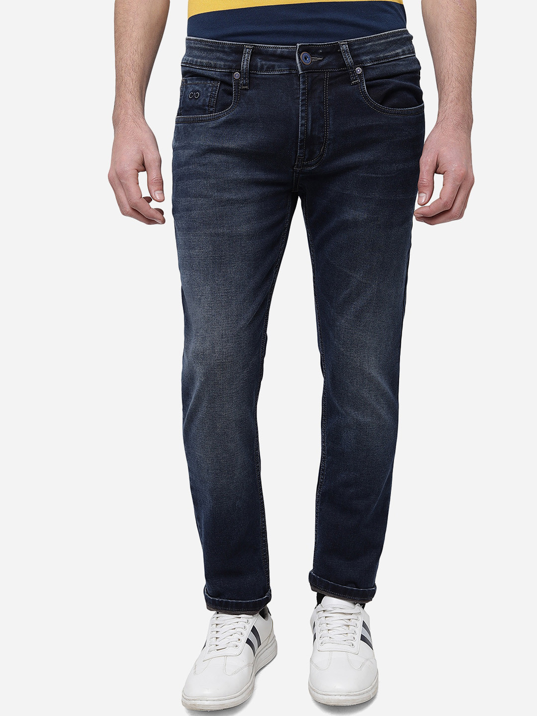 

JADE BLUE Men Slim Fit Light Fade Cotton Jeans