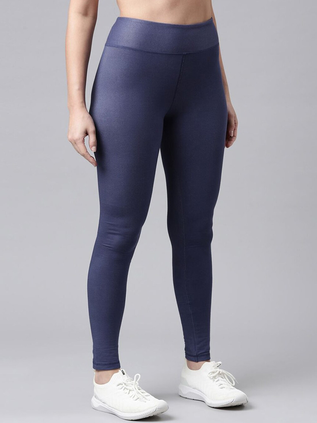

Kryptic Women High Rise Slip On Sports Tights, Blue