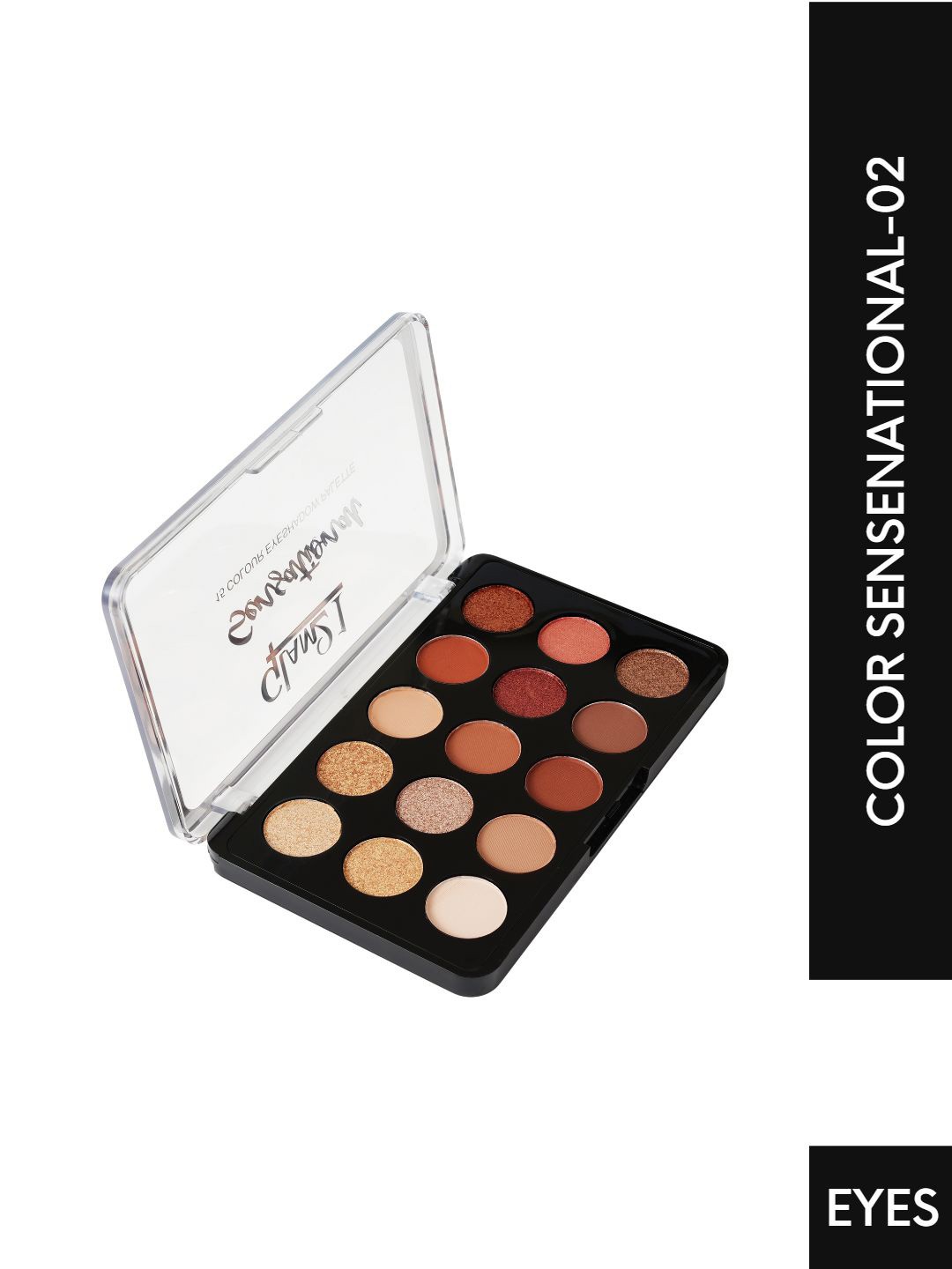 

GLAM21 Sensational 15 Colors Lightweight Eyeshadow Palette 14 g - Shade 02, Multi