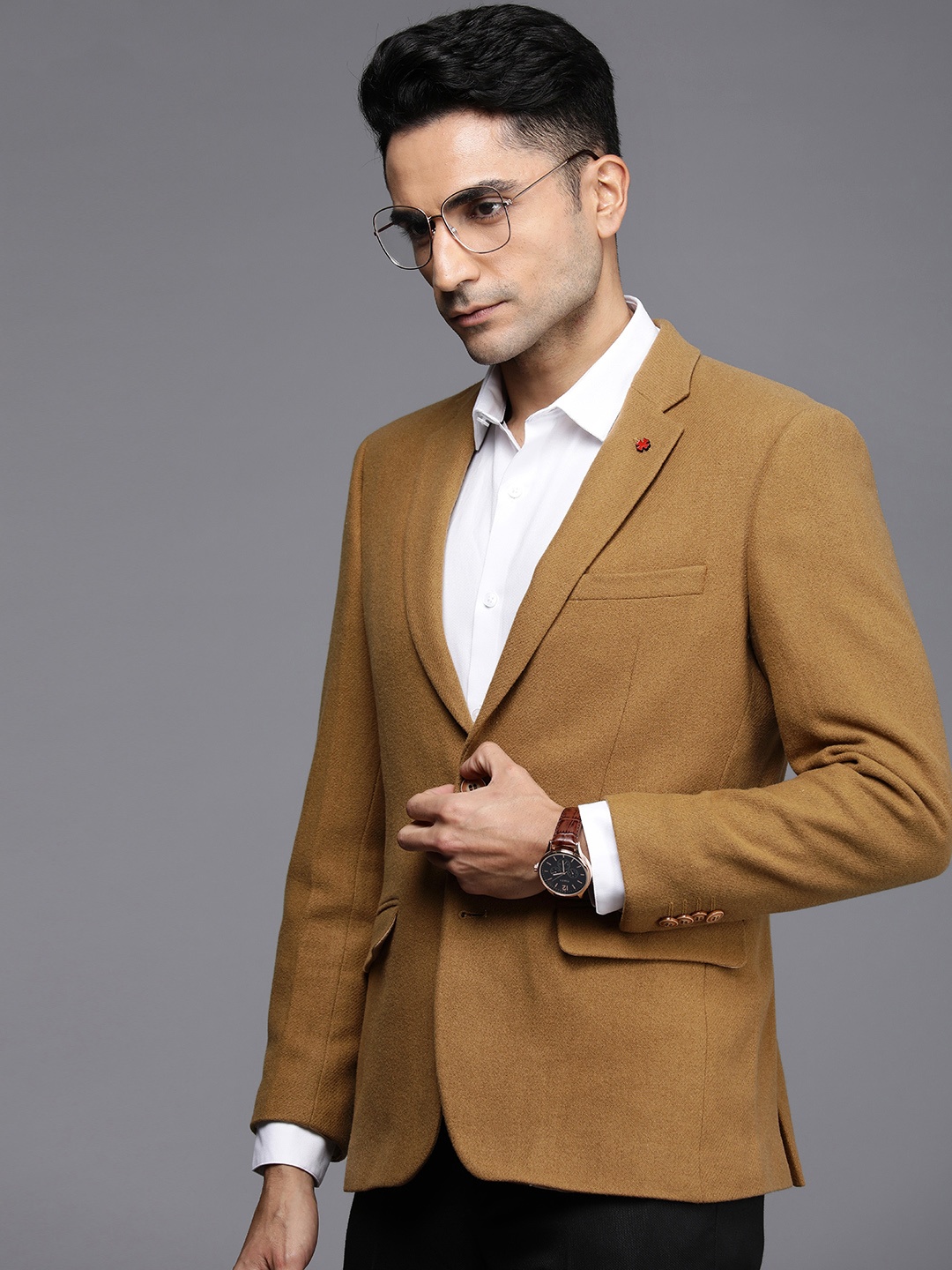 

Raymond Contemporary Fit Formal Blazer, Brown