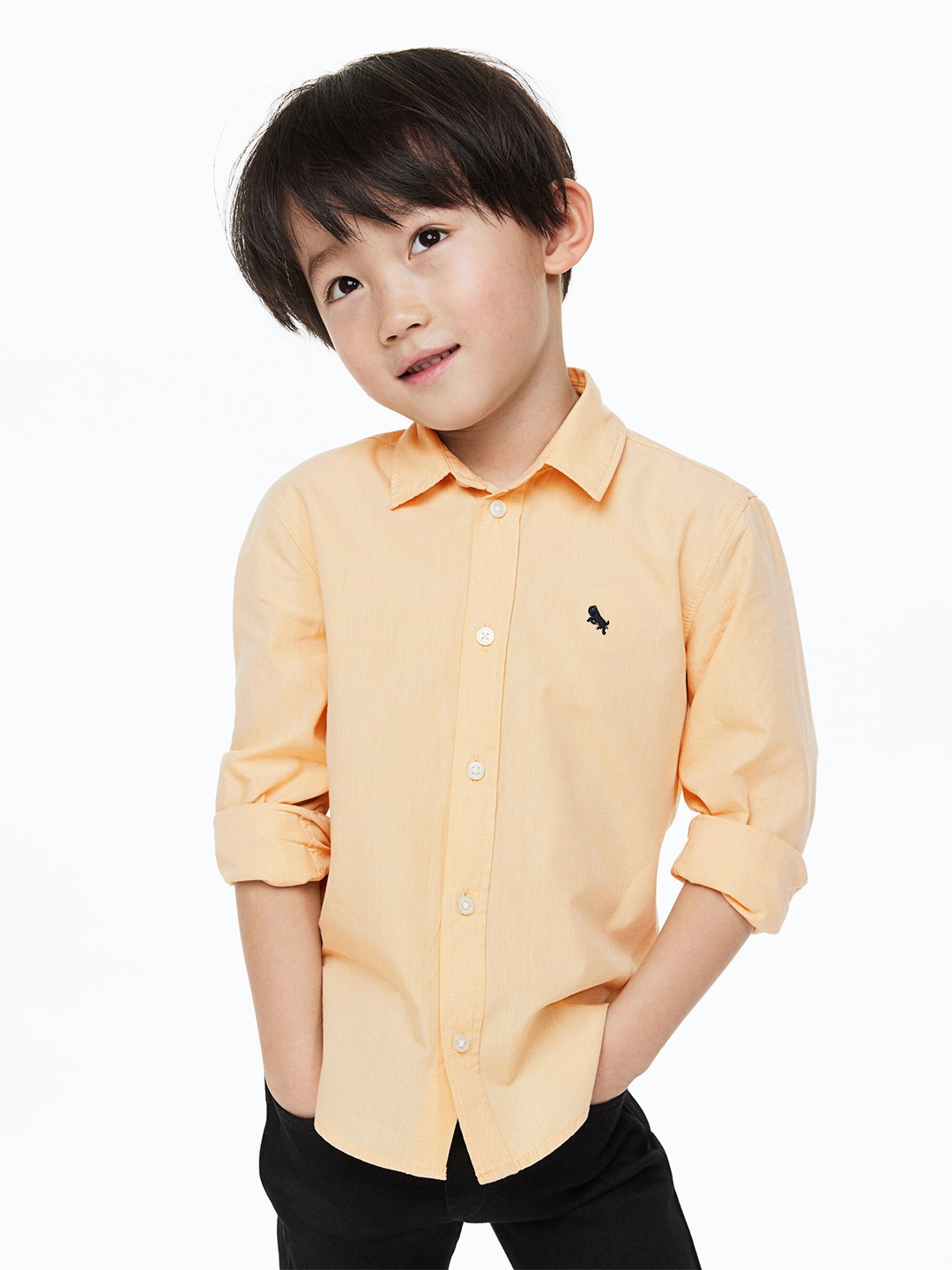 

H&M Boys Pure Cotton Shirt, Yellow