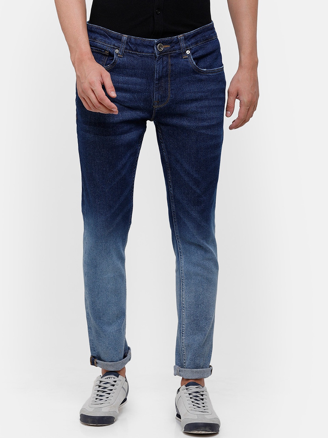 

Voi Jeans Men Skinny Fit Light Fade Jeans, Blue
