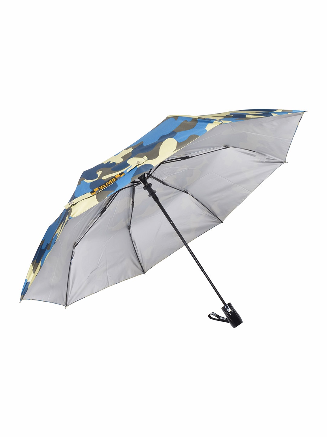 

EUME Camouflage Printed Obscure Manual Open 3-Fold Umbrella, Yellow