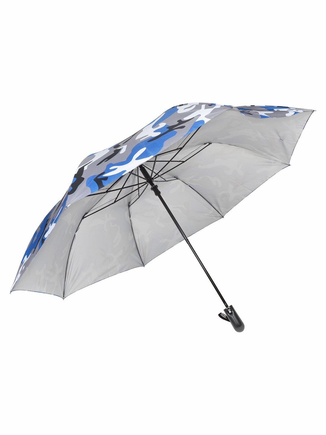 

EUME Abstract Printed 2-Fold Umbrella, Blue