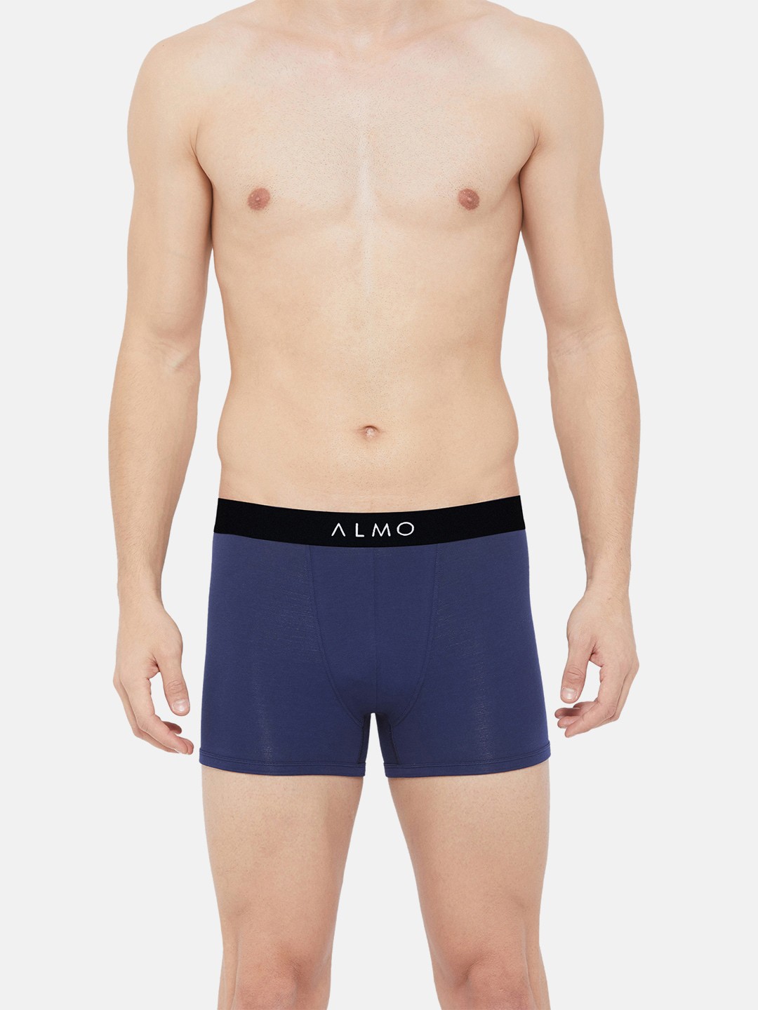 

Almo Wear Men Anti-Bacterial Cotton Trunk, Navy blue