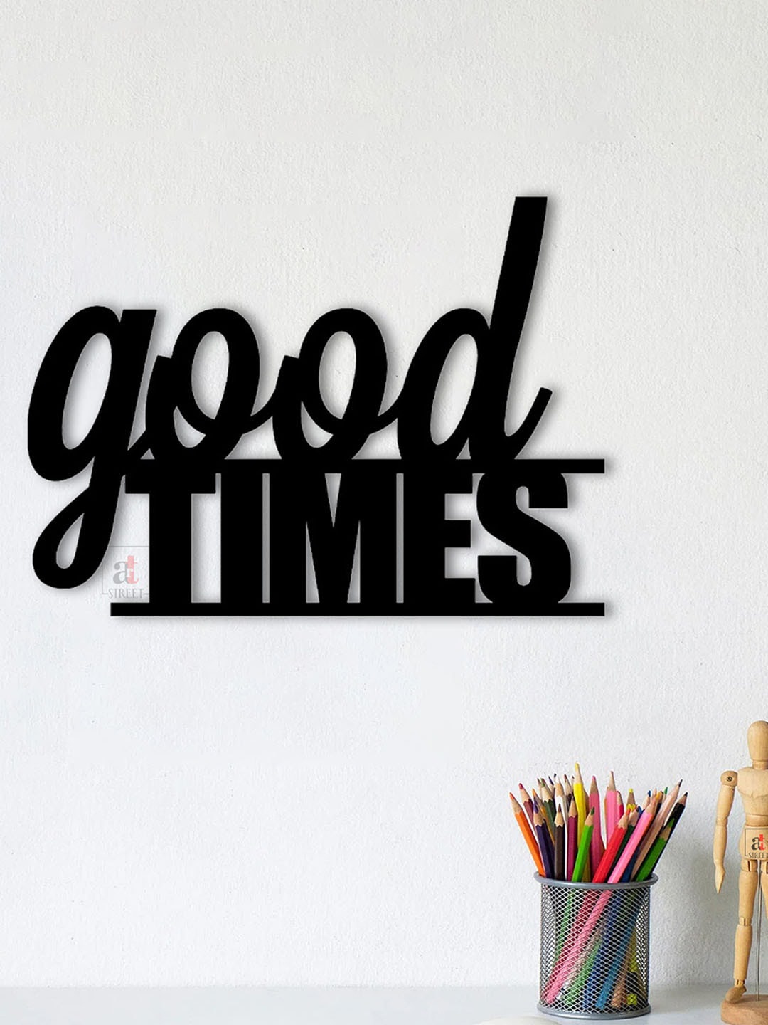 

Art Street Good Times Black MDF Wall Decor