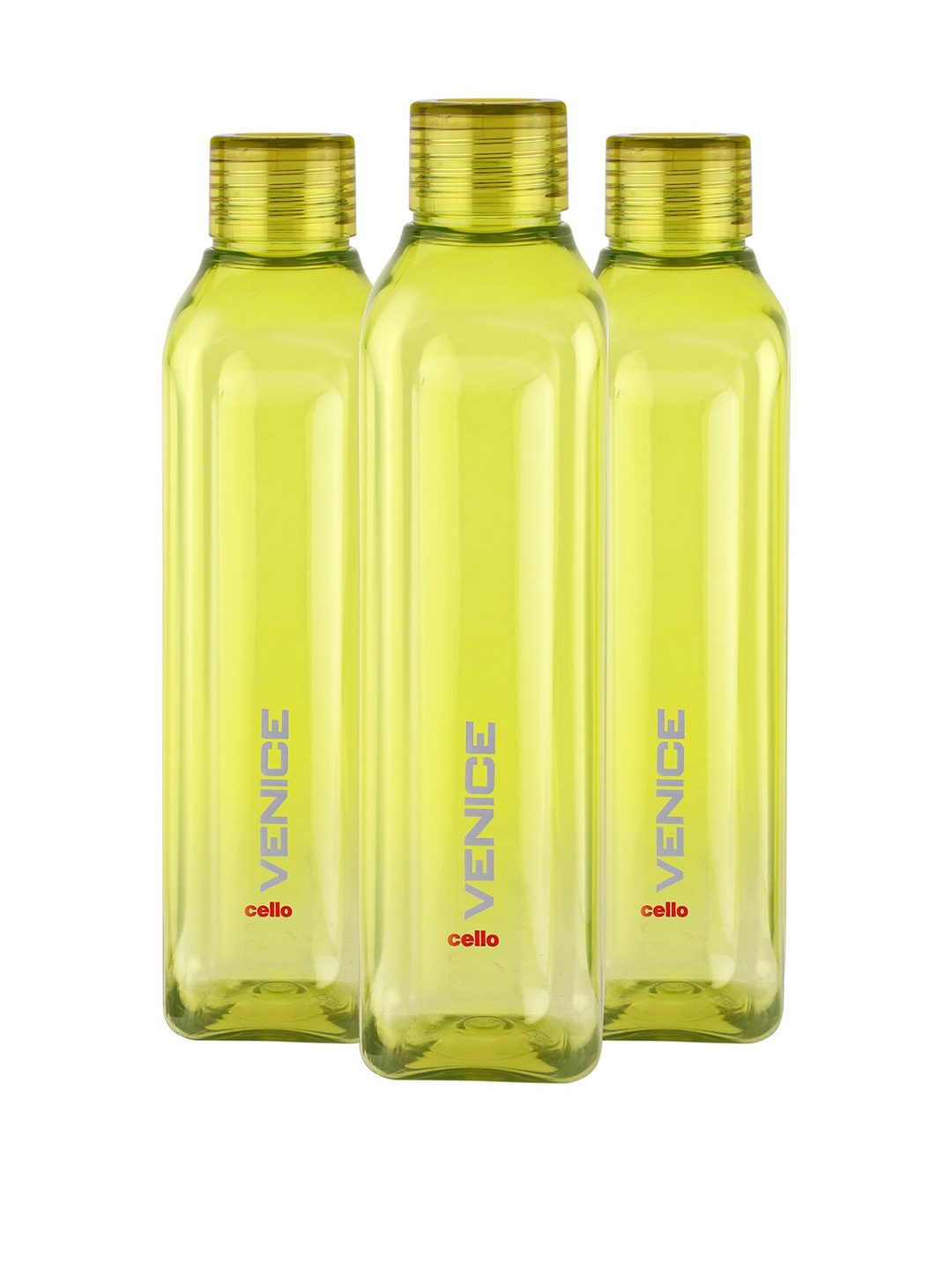 

Cello Venice 3-Pcs Green BPA-Free Water Bottles- 1L Each