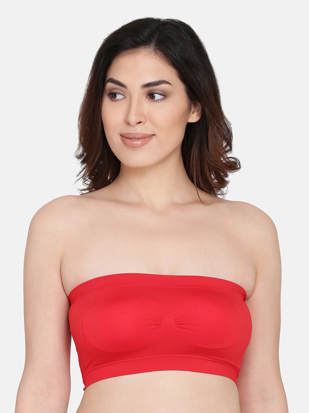 

PRETTYBOLD Bandeau Lightly Padded Bra, Red