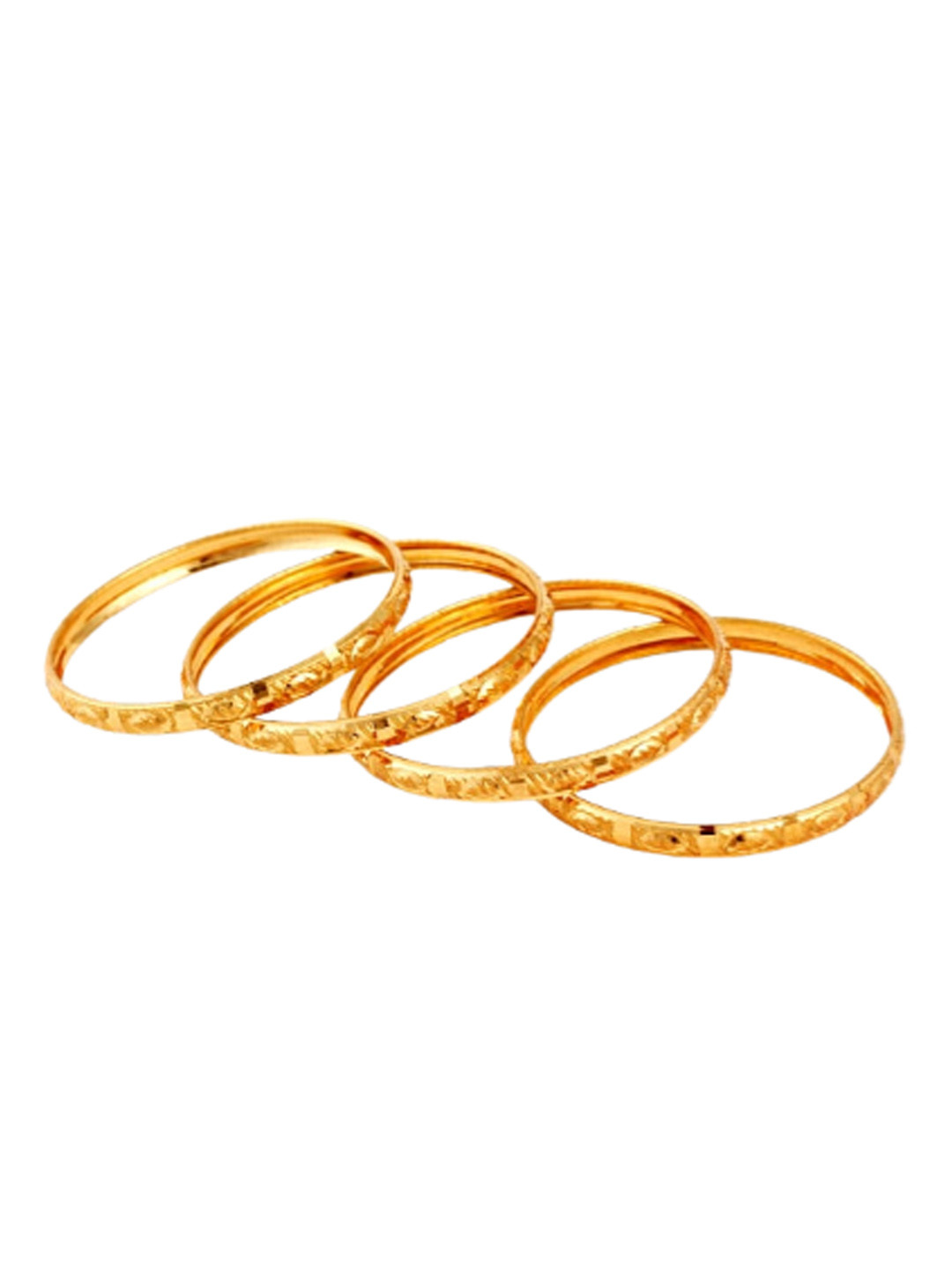 

The Pari Set Of 4 Gold-Plated Bangles