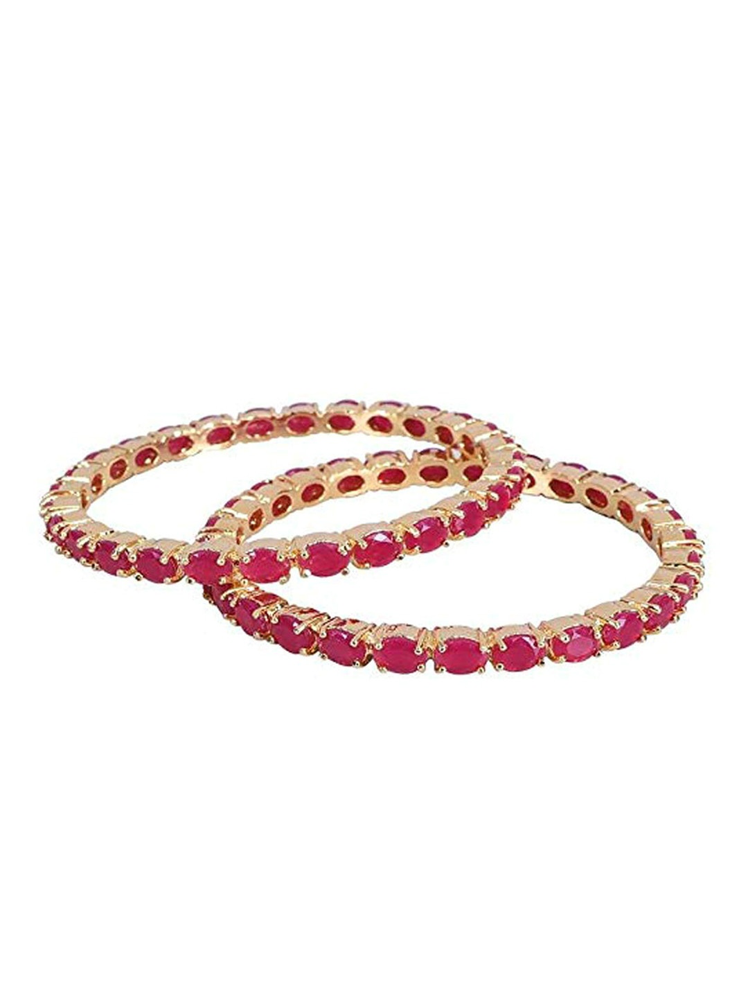 

The Pari Set Of 4 Gold-Plated AD-Studded Bangles