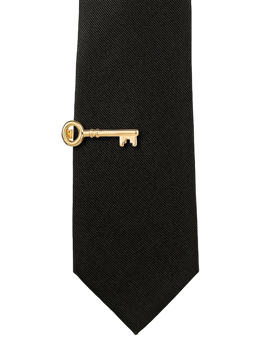 

The Tie Hub Men Brass Key Tie Pin, Gold