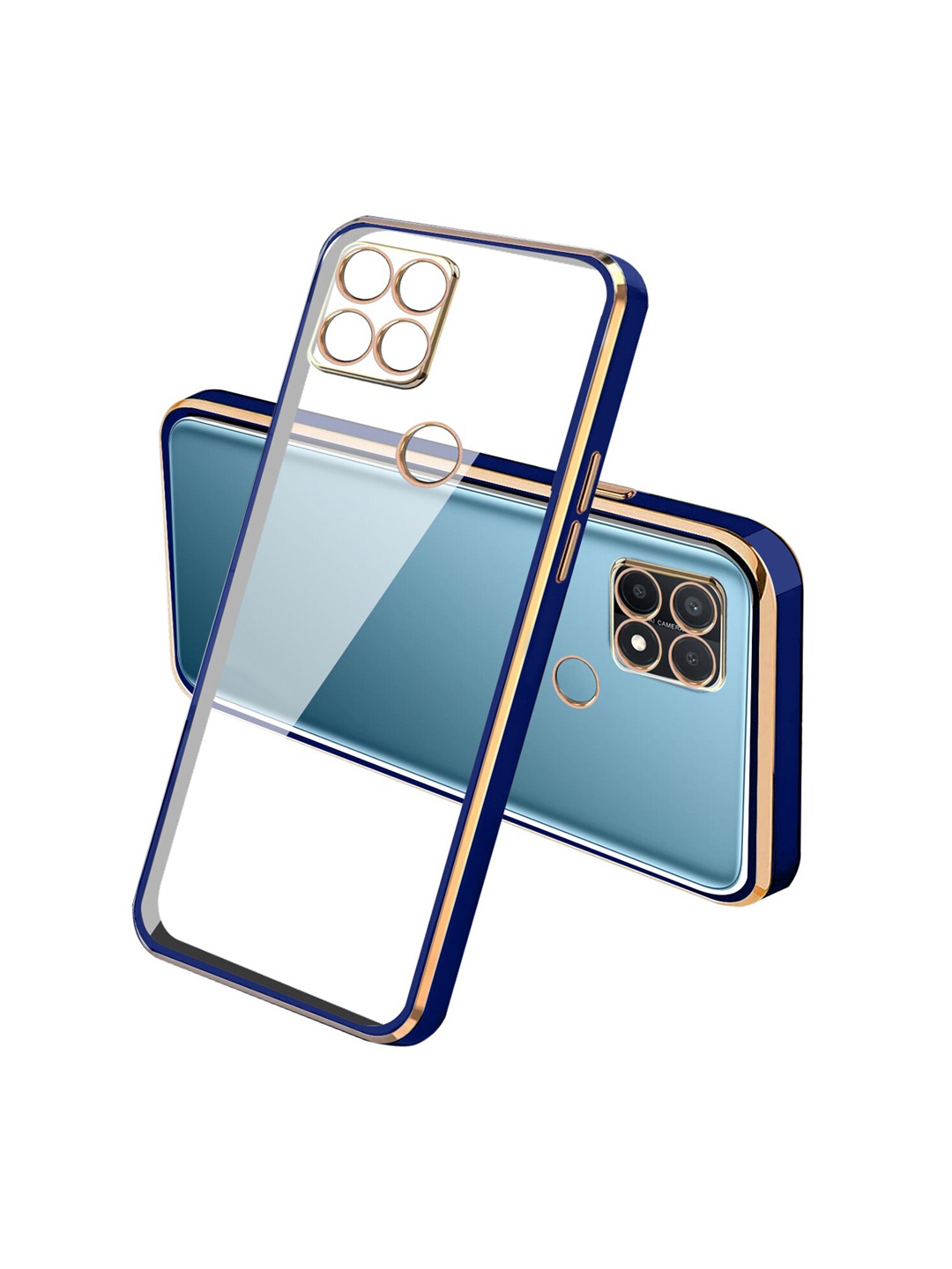 

Karwan Oppo A15 Phone Back Cover, Blue