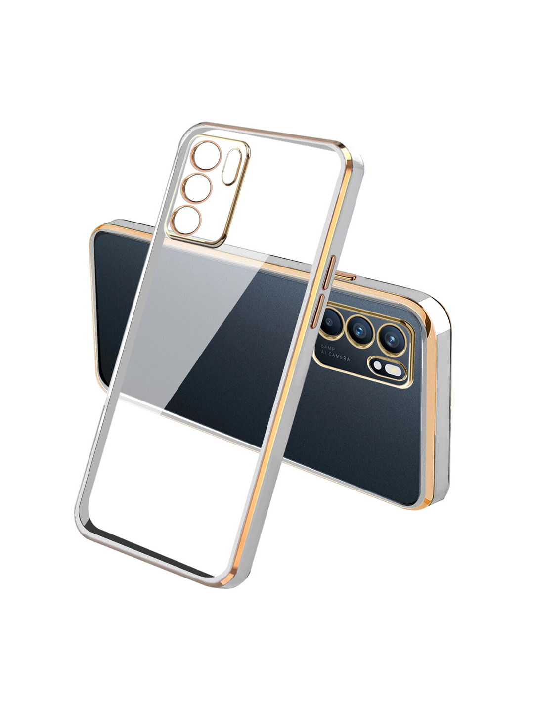 

Karwan Oppo Reno 6 Phone Back Cover, White