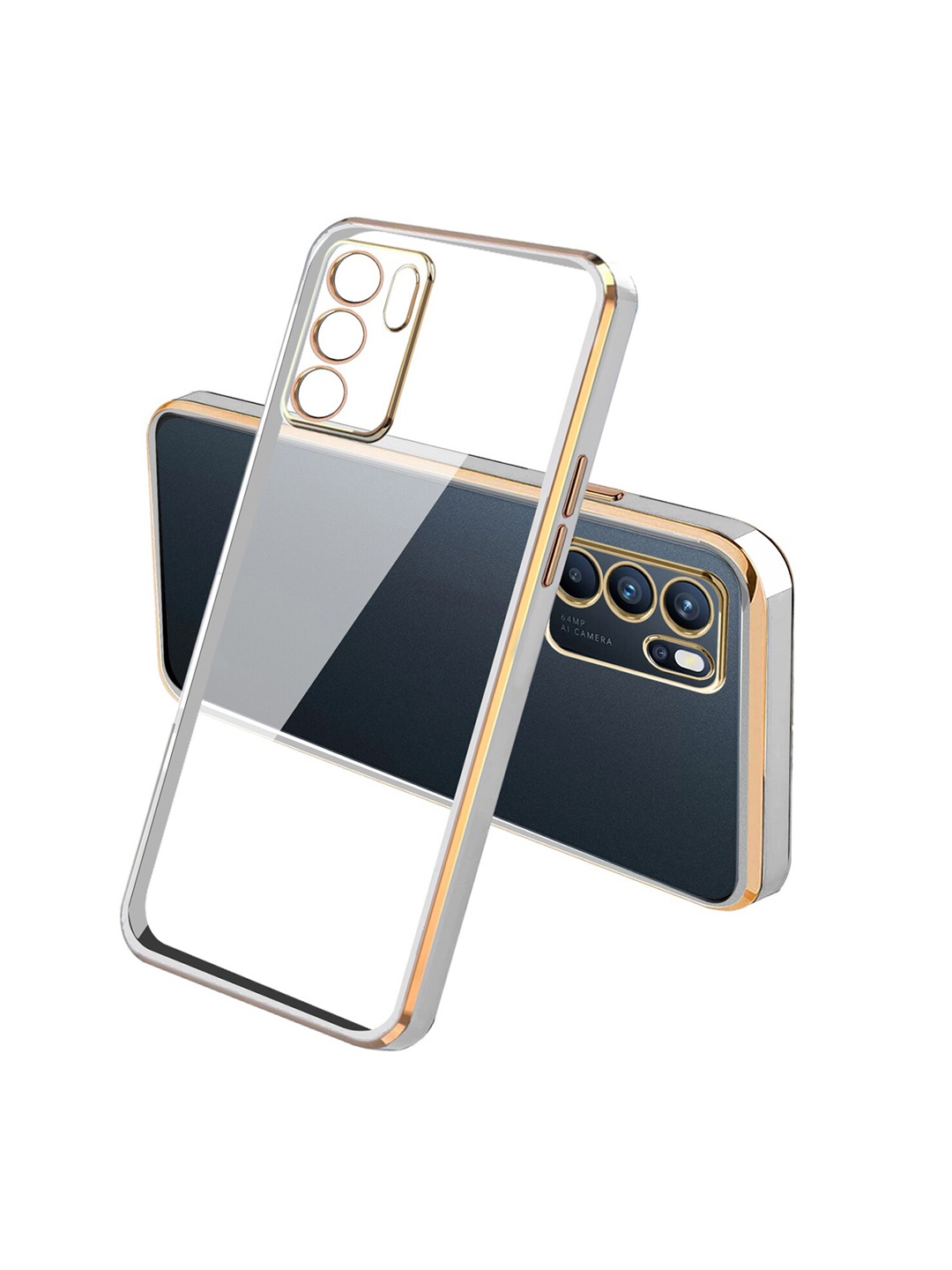 

Karwan Oppo Reno 6 Phone Back Cover, White