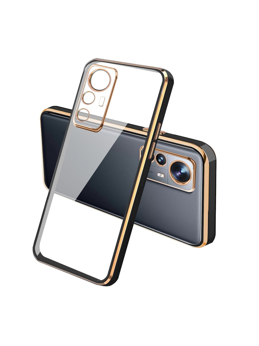 

Karwan MI 12 Pro Phone Back Cover, Black