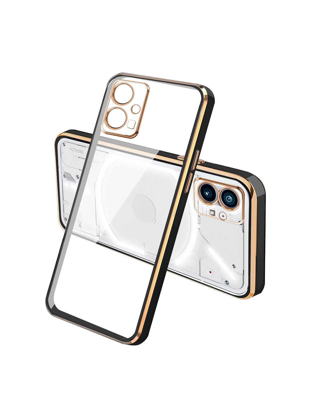 

Karwan Nothing Phone 1 Phone Back Cover, Black