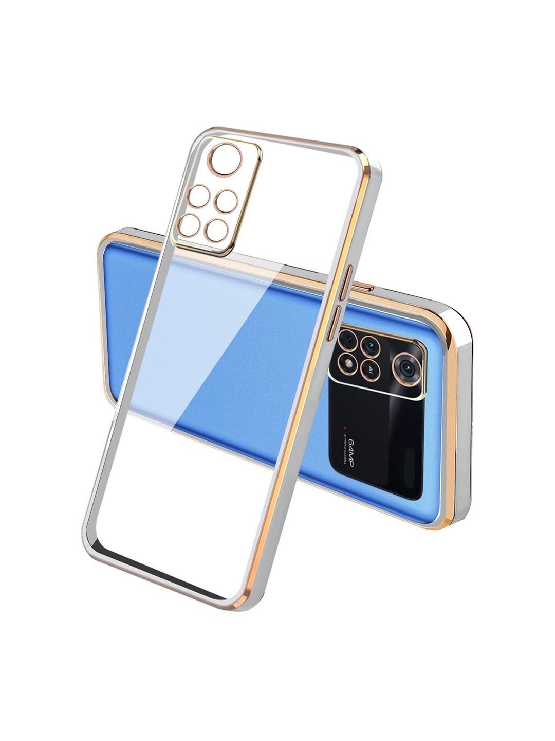 

Karwan Poco M4 Pro Phone Back Cover, White
