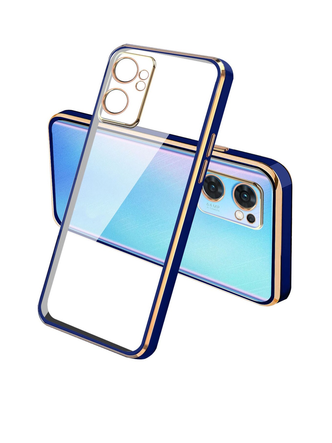 

Karwan Oppo Reno 7 Phone Back Cover, Blue