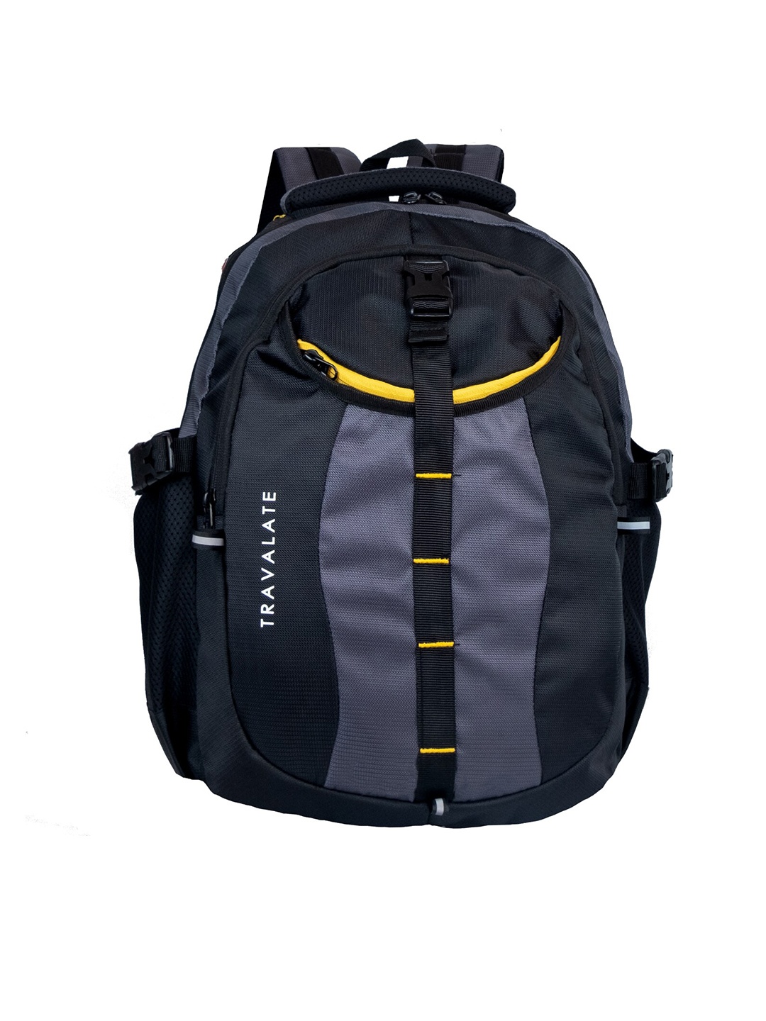 

TRAVALATE Colourblocked Water Resistant Backpack, Grey