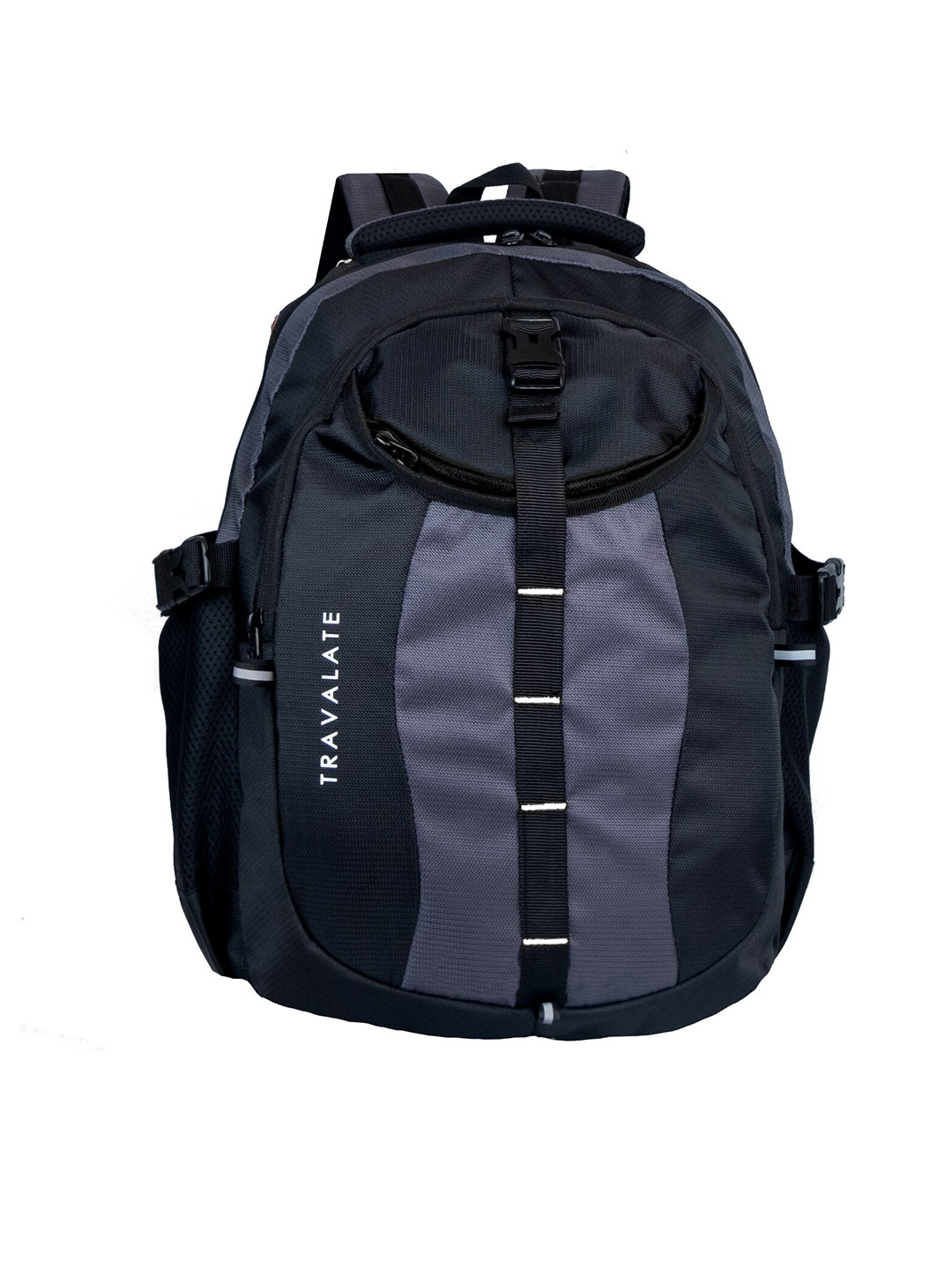

TRAVALATE Colourblocked Water Resistant Backpack, Grey