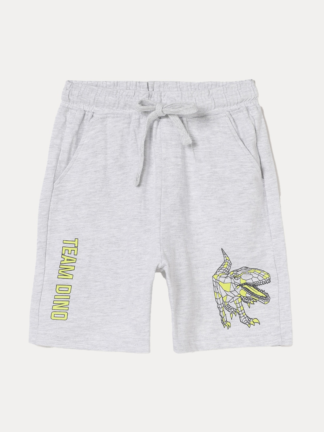 

Fame Forever by Lifestyle Boys Printed Cotton Shorts, Grey