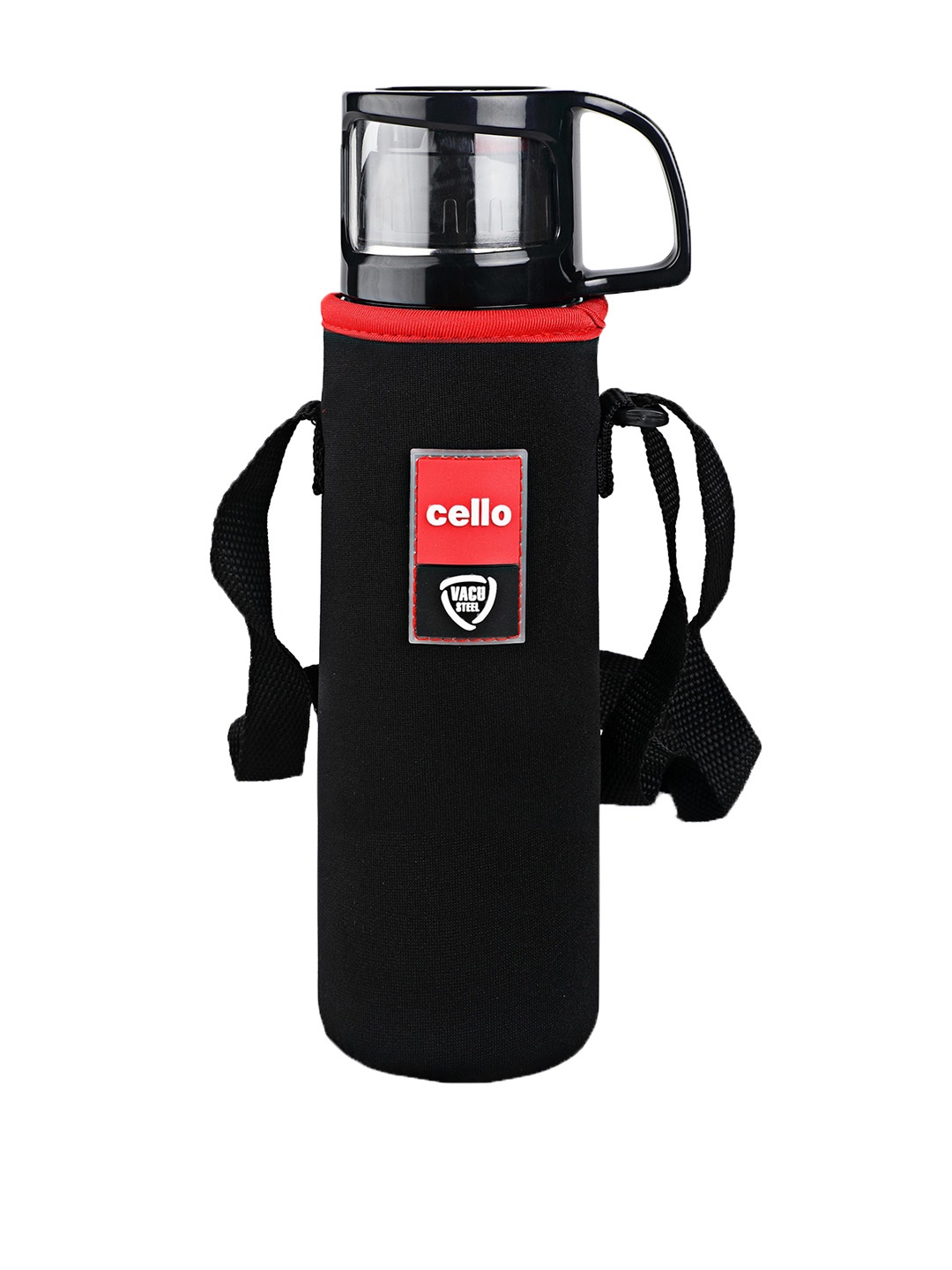 

Cello Instyle Black Double Walled Stainless Steel Water Flask With Thermal Jacket-350ml
