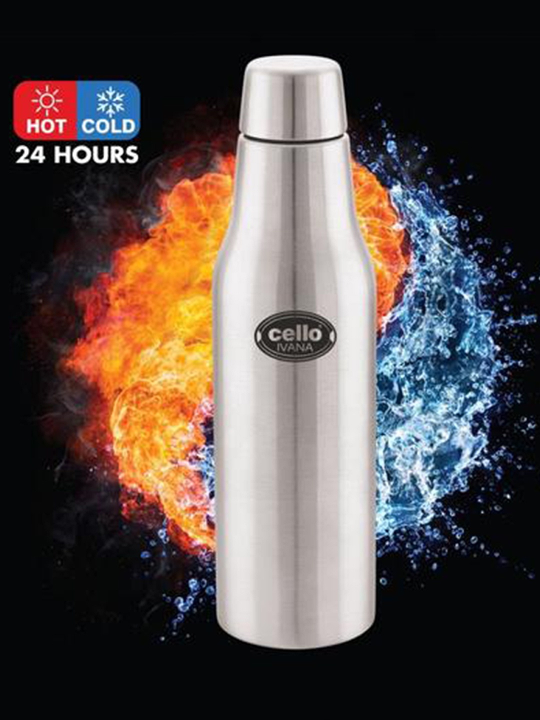 

Cello Ivana Stainless Steel Double Walled Water Flask-350 ml