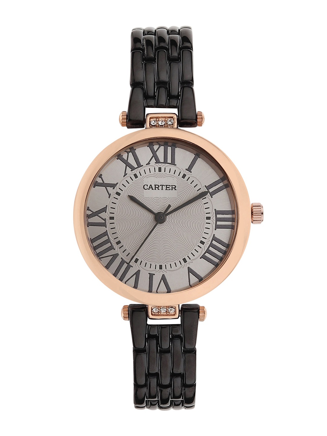 

Sandy D Carter Women Bracelet Style Straps Analogue Watch SD-Carter-23-14-WH, White