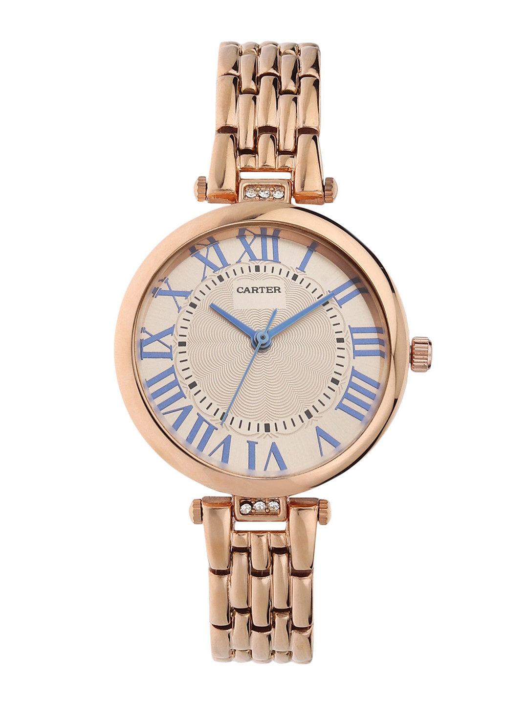 

Sandy D Carter Women Brass Dial & Bracelet Style Straps Analogue Watch, Copper