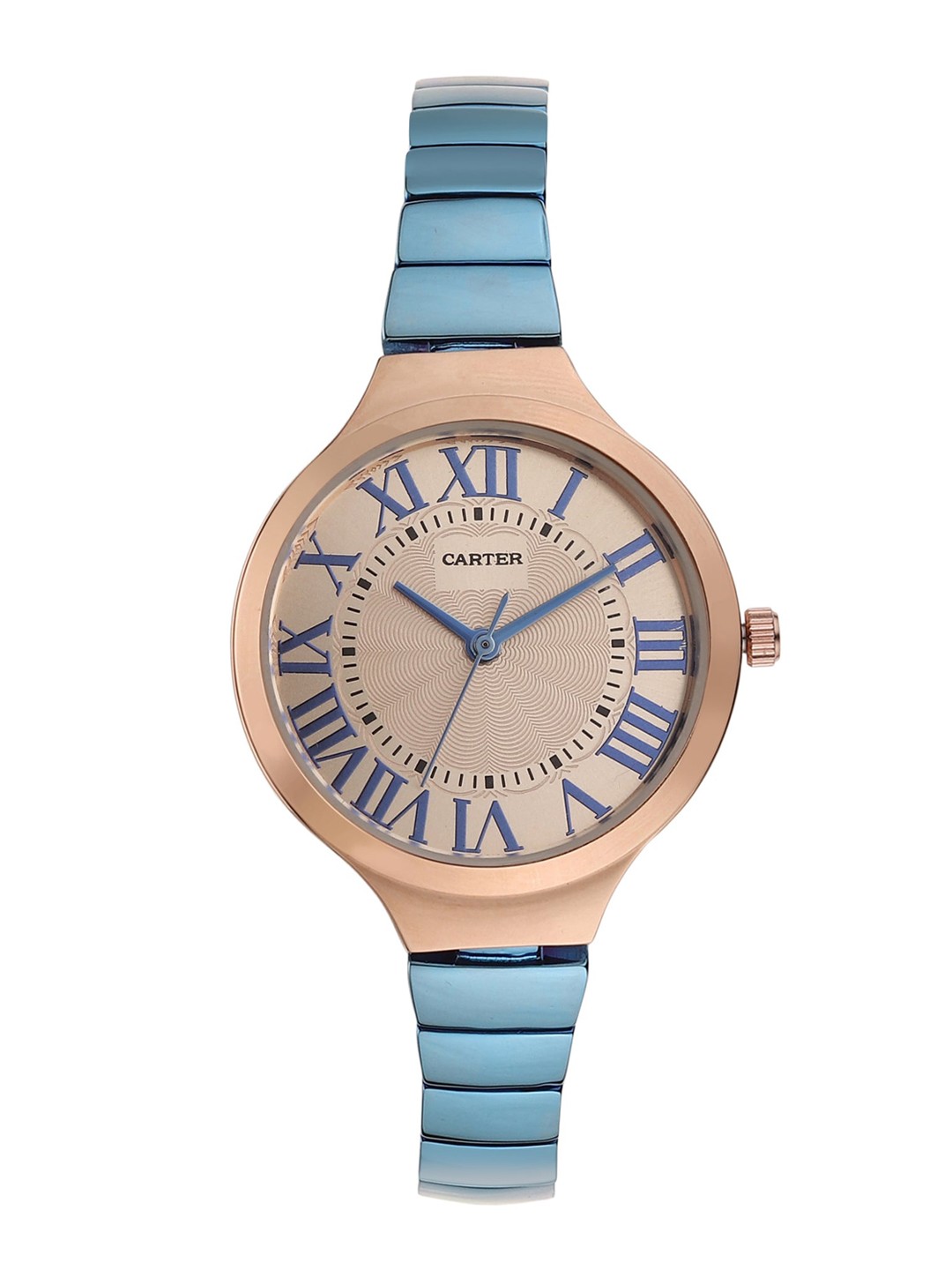 

Sandy D Carter Women Brass Dial & Bracelet Style Straps Analogue Watch, Copper