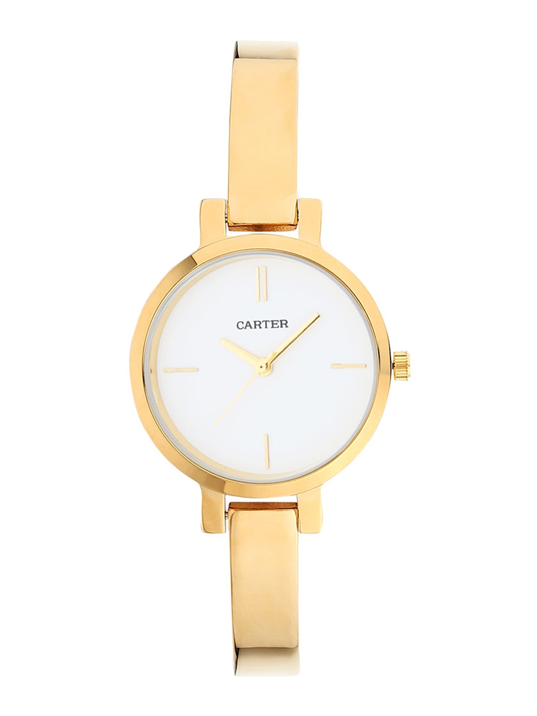 

Sandy D Carter Women Bracelet Style Straps Analogue Watch SD-Carter-23-21-WH, White