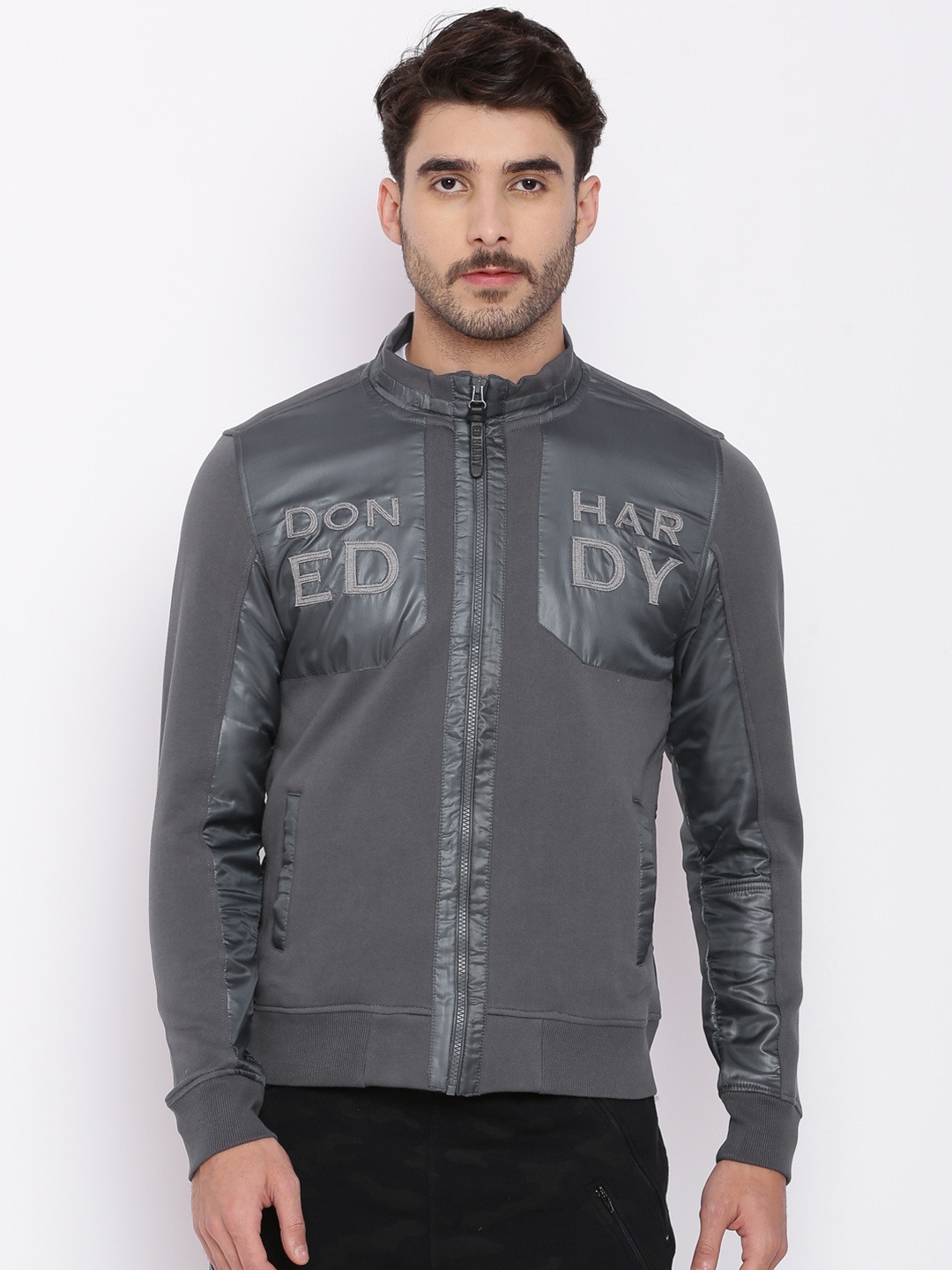 

Ed Hardy Men Charcoal Solid Sweatshirt