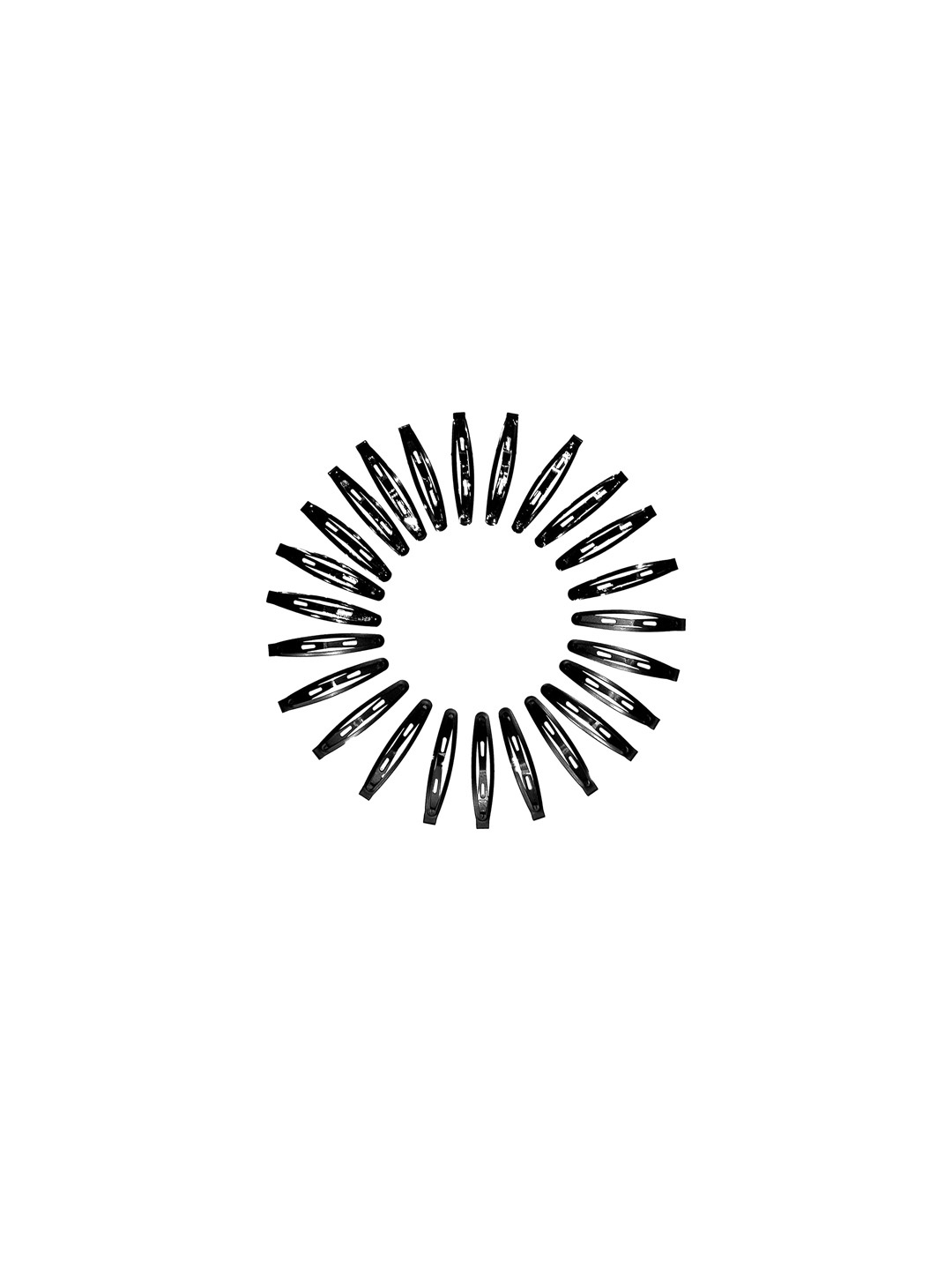 

CHANDERKASH Set Of 12 Tic Tac Hair Clip, Black