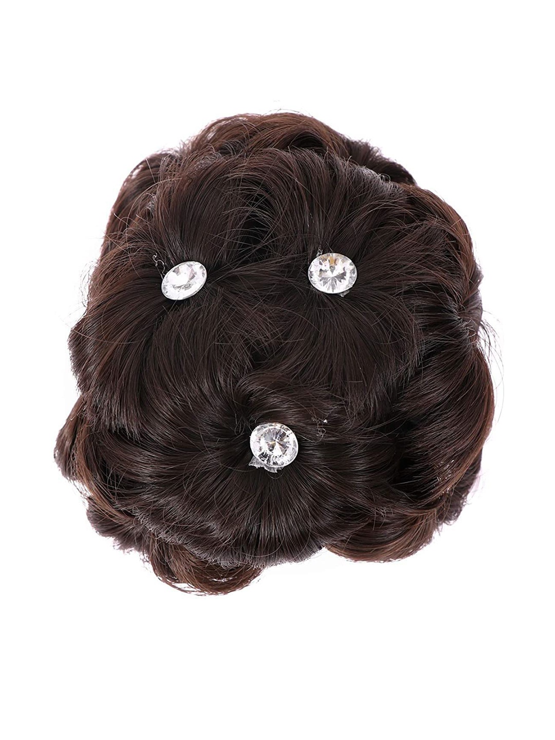 

CHANDERKASH Natural Looking Artificial Nug Panja Extension Juda, Brown