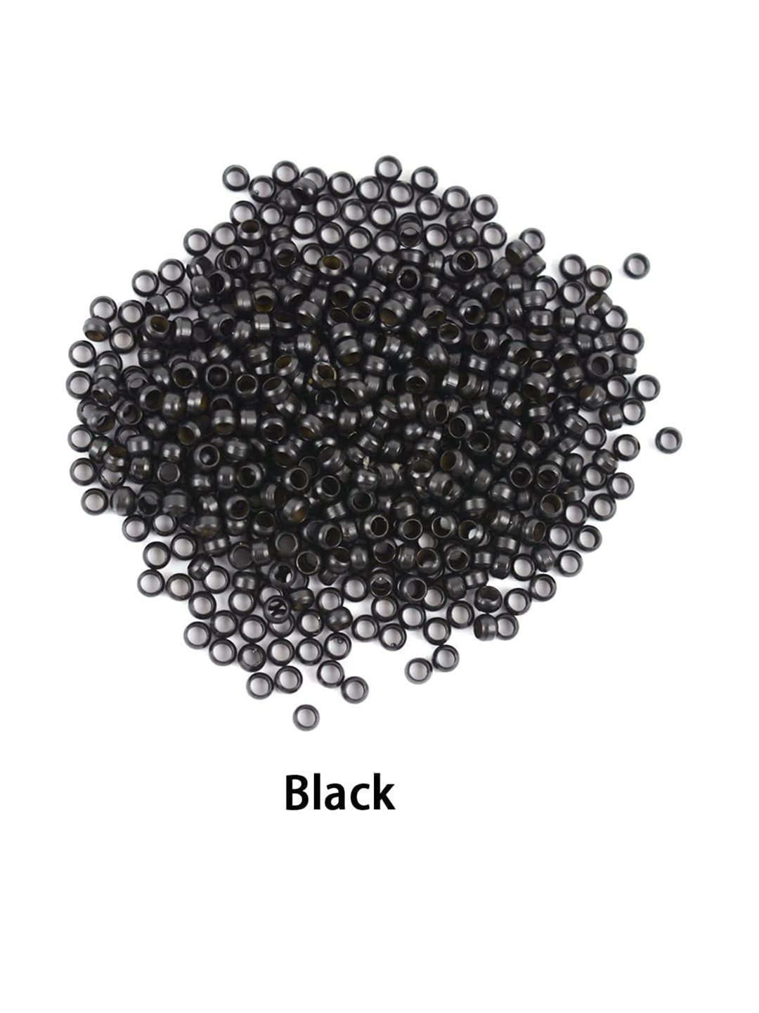 

CHANDERKASH Women Set Of 500 Pieces Micro Rings, Black