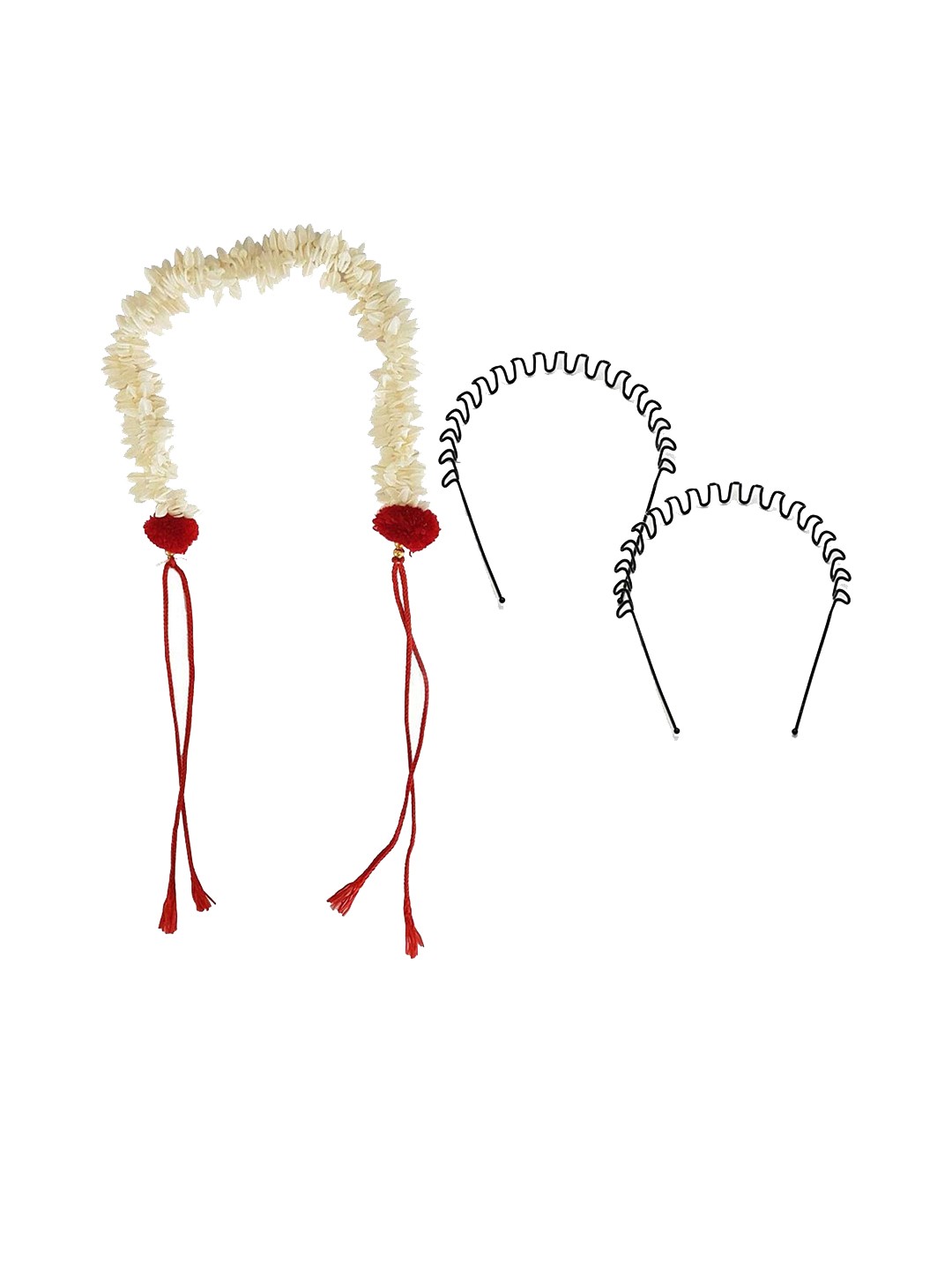 

CHANDERKASH Set of 3 Hair Accessory Set, Black